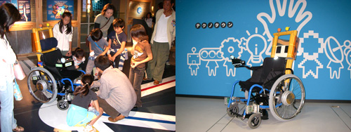 科学館常設展示ロボットリリオン